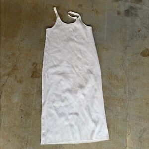 Vince XL ribbed cream Dress